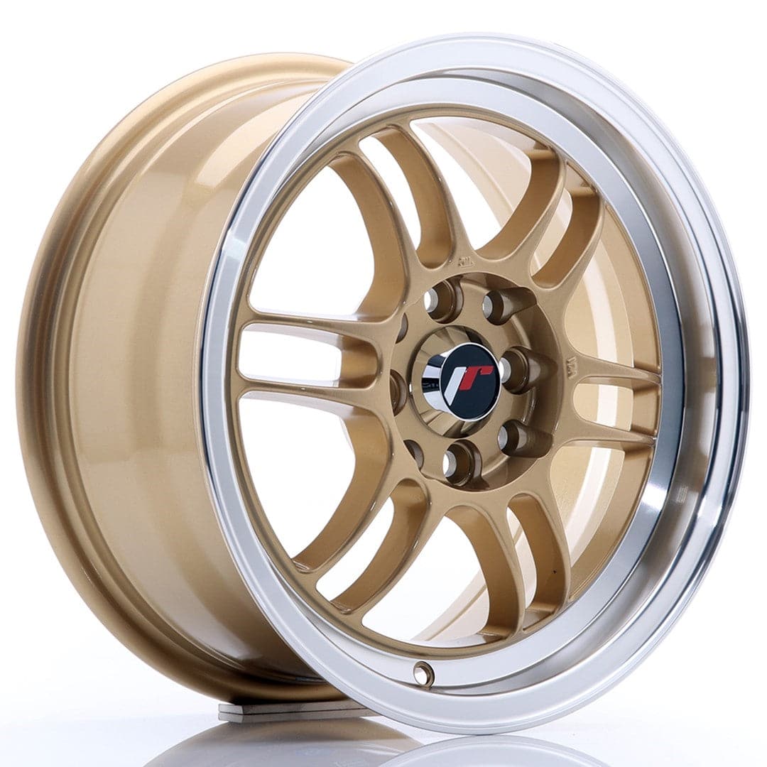 Alu kola Japan Racing JR7 15x7 ET38 4x100/114 Gold w/Machined Lip WheelsUp