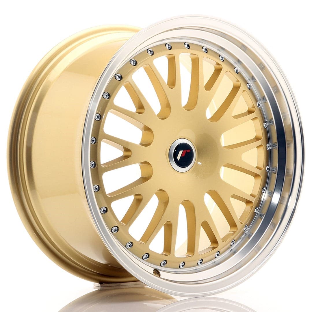Alu kola Japan Racing JR10 19x9,5 ET20-35 BLANK Gold w/Machined Lip WheelsUp