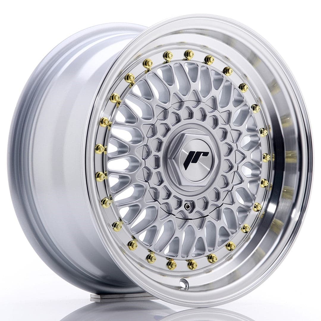 Alu kola Japan Racing JR9 15x7 ET20 BLANK Silver w/Machined Lip WheelsUp