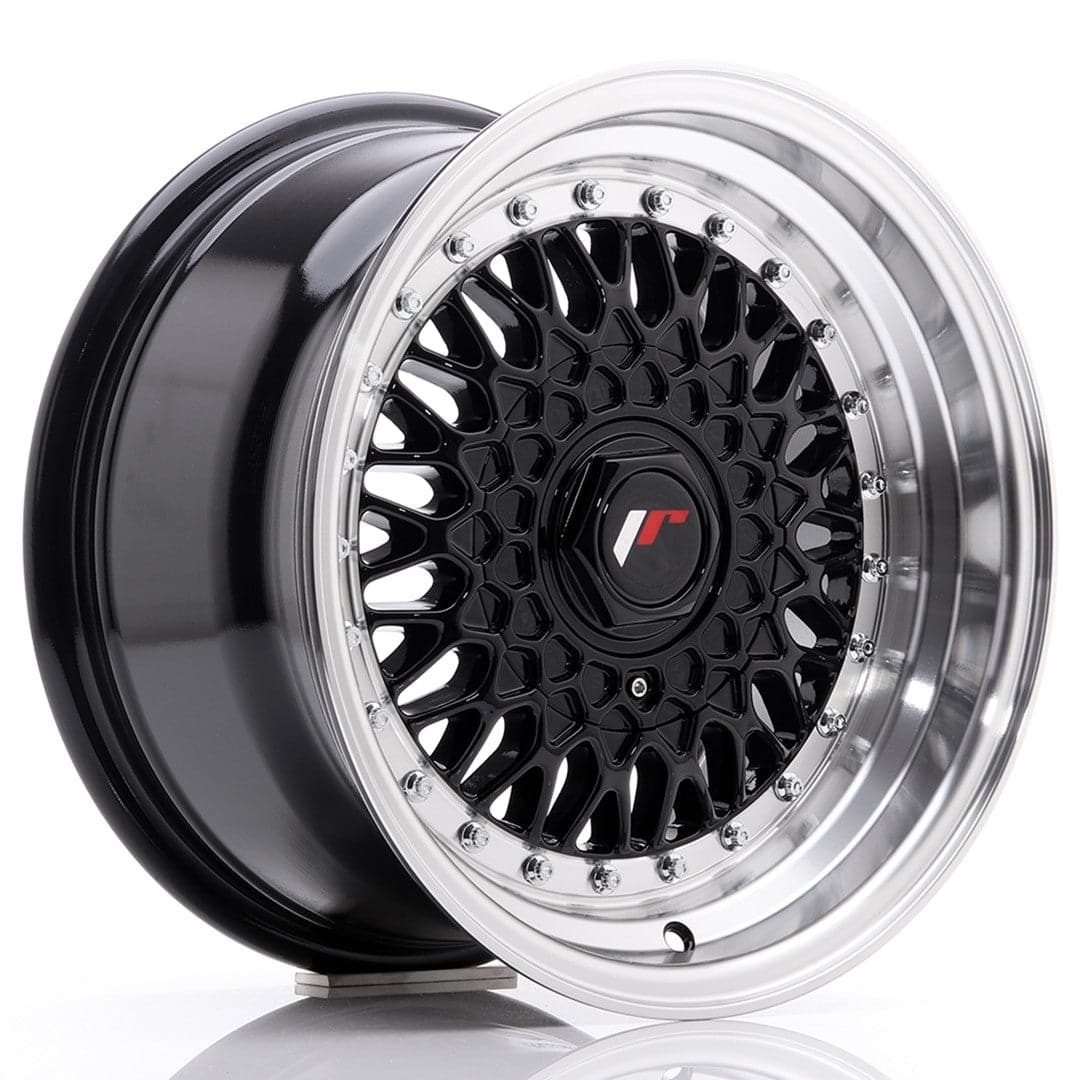 Alu kola Japan Racing JR9 15x8 ET20 4x100/108 Gloss Black w/Machined Lip WheelsUp