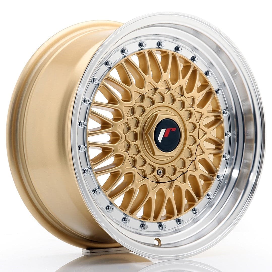 Alu kola Japan Racing JR9 16x7,5 ET25 BLANK Gold w/Machined Lip WheelsUp