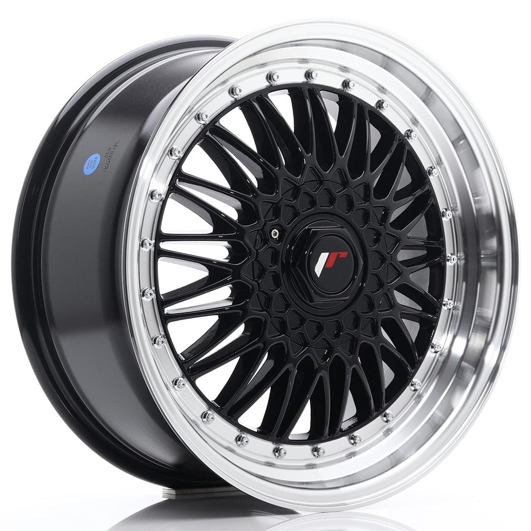 Alu kola Japan Racing JR9 18x8 ET35-40 BLANK Gloss Black w/Machined Lip WheelsUp