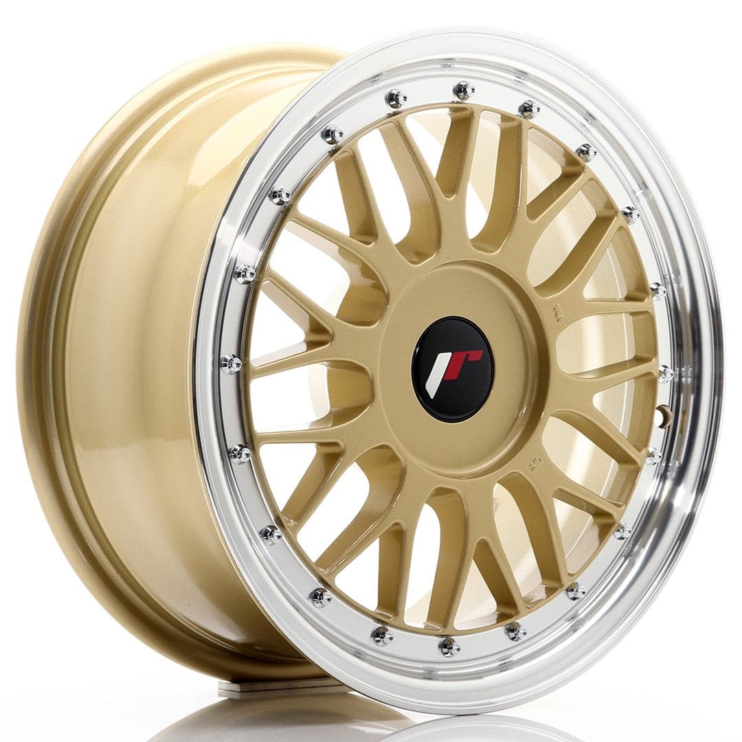 Alu kola Japan Racing JR23 16x7 ET20-45 BLANK Gold w/Machined Lip WheelsUp