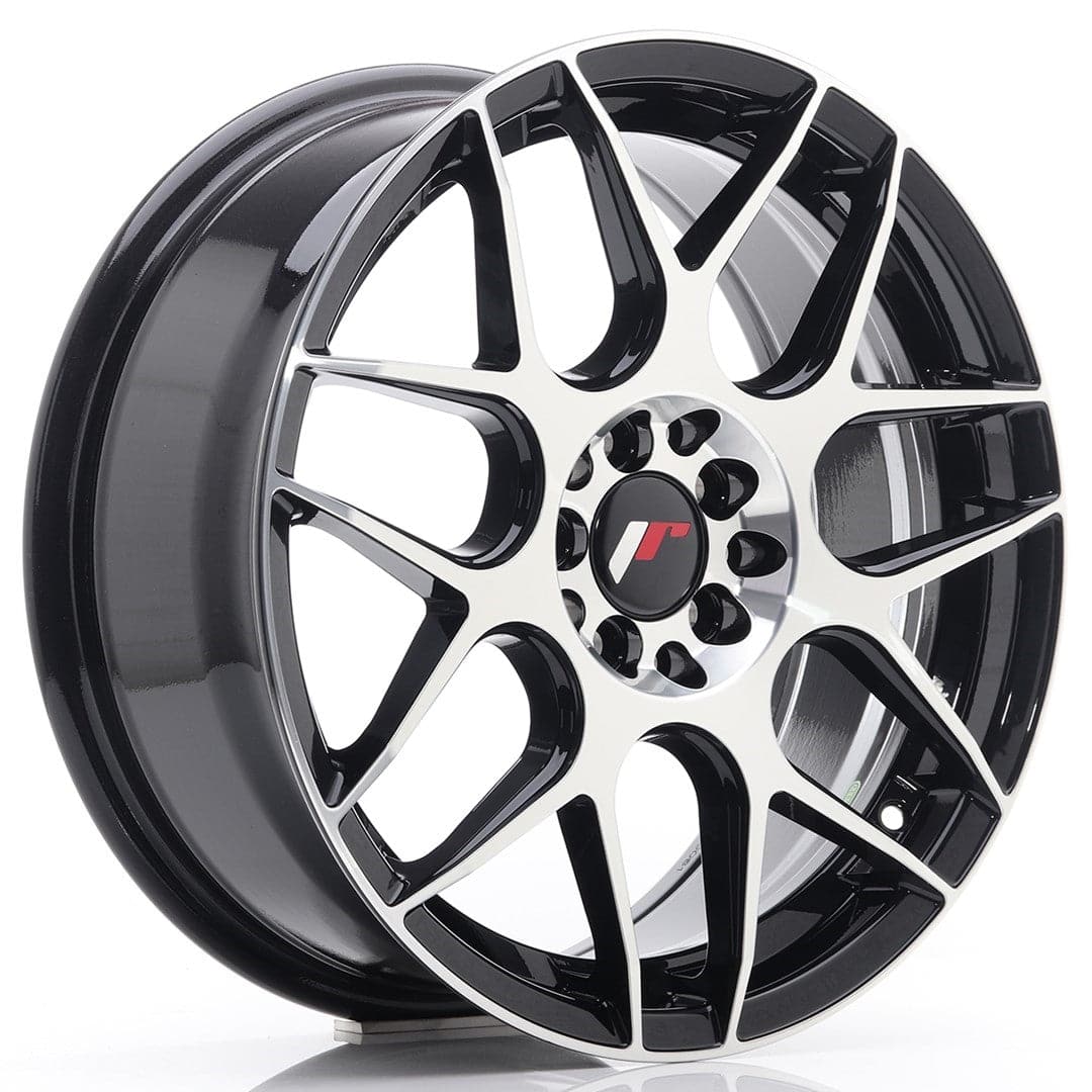 Alu kola Japan Racing JR18 17x7 ET40 5x100/114 Gloss Black Machined WheelsUp