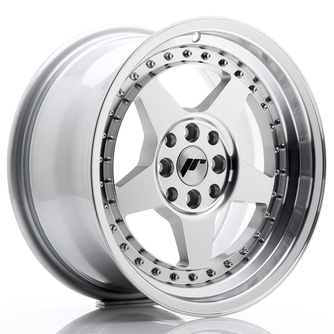 Alu kola Japan Racing JR6 16x8 ET25 4x100/108 Silver Machined Face WheelsUp
