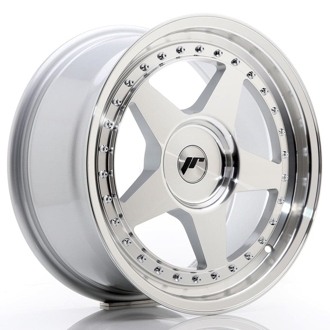 Alu kola Japan Racing JR6 17x8 ET20-35 BLANK Silver Machined Face WheelsUp