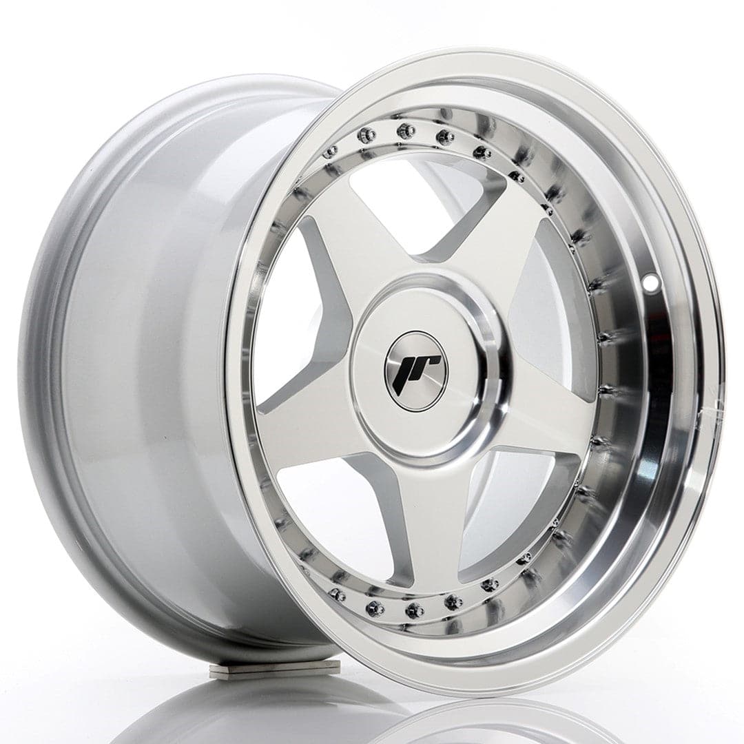 Alu kola Japan Racing JR6 17x10 ET0-20 BLANK Silver Machined Face WheelsUp