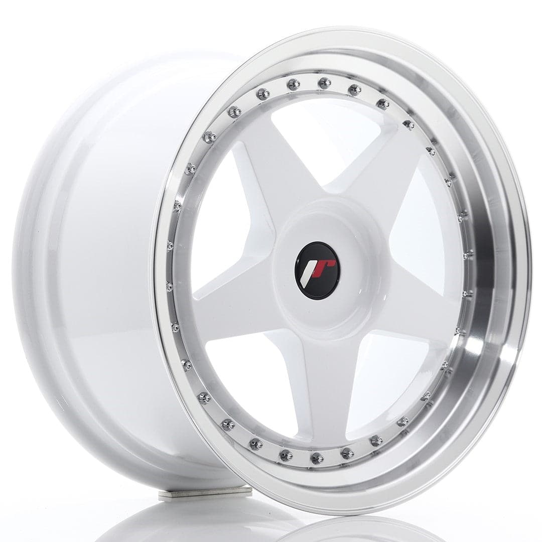 Alu kola Japan Racing JR6 18x9,5 ET20-40 BLANK White w/Machined Lip WheelsUp