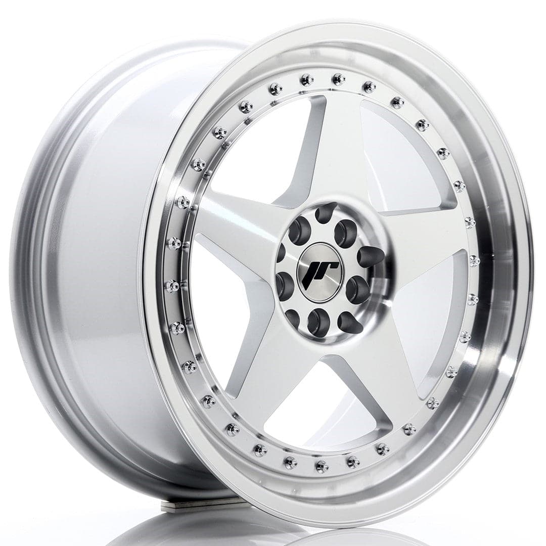 Alu kola Japan Racing JR6 18x8,5 ET35 5x100/120 Silver Machined Face WheelsUp