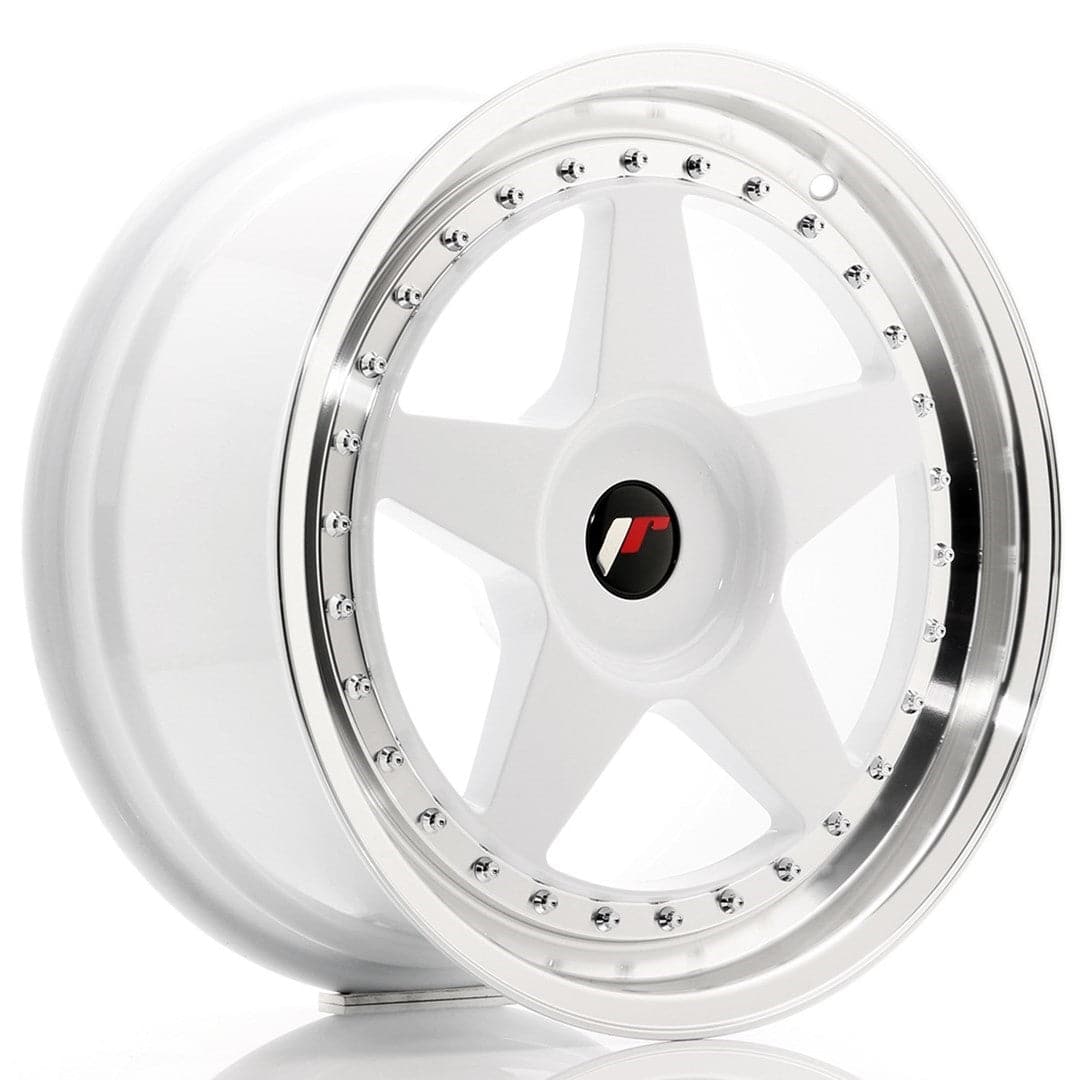 Alu kola Japan Racing JR6 18x8,5 ET20-40 BLANK White w/Machined Lip WheelsUp