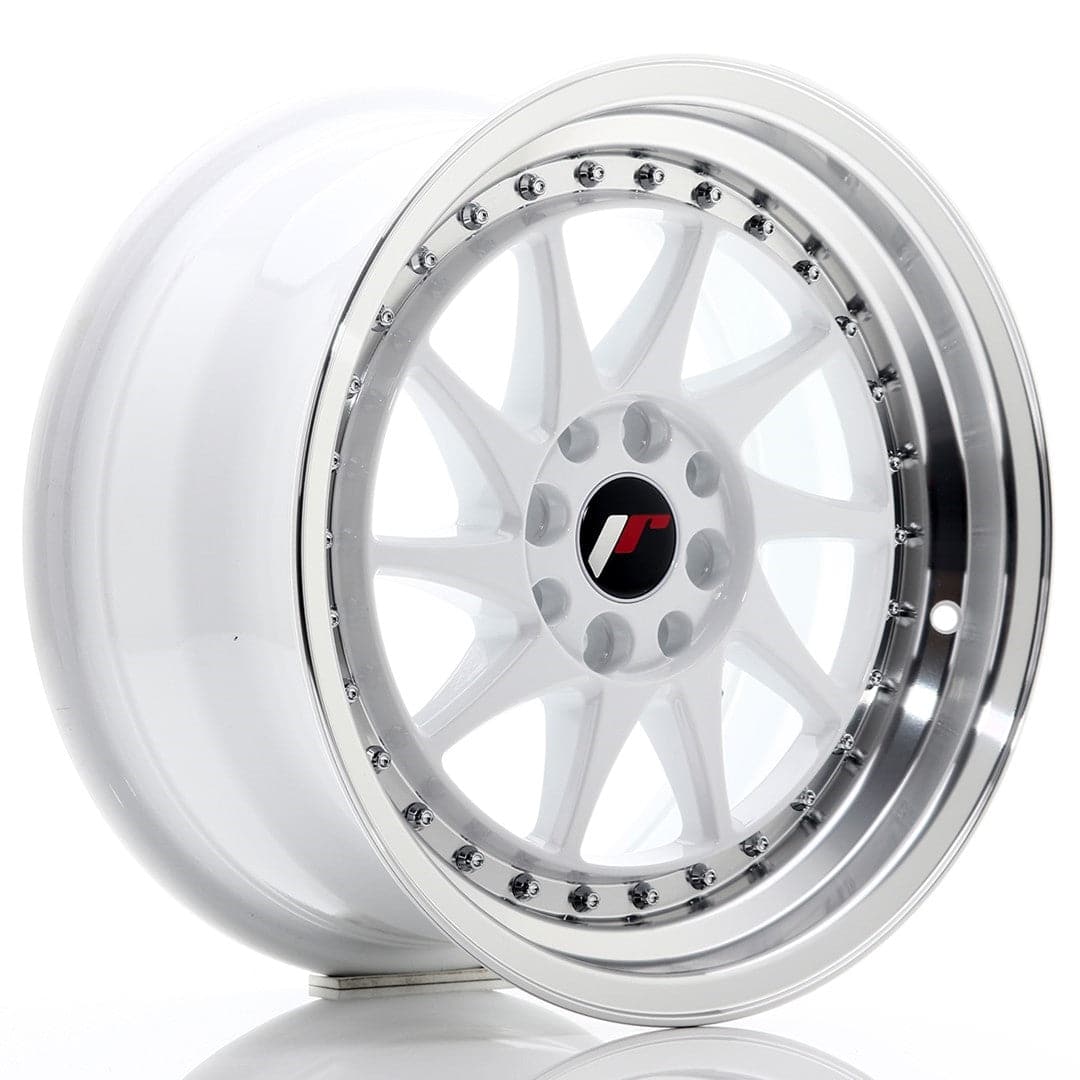 Alu kola Japan Racing JR26 16x8 ET25 4x100/108 White w/Machined Lip WheelsUp