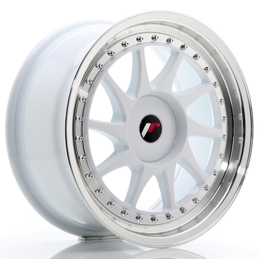 Alu kola Japan Racing JR26 17x8 ET20-35 BLANK White w/Machined Lip WheelsUp