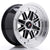 Alu kola Japan Racing JR31 15x7.5 ET20 4H BLANK Gloss Black Machined Face