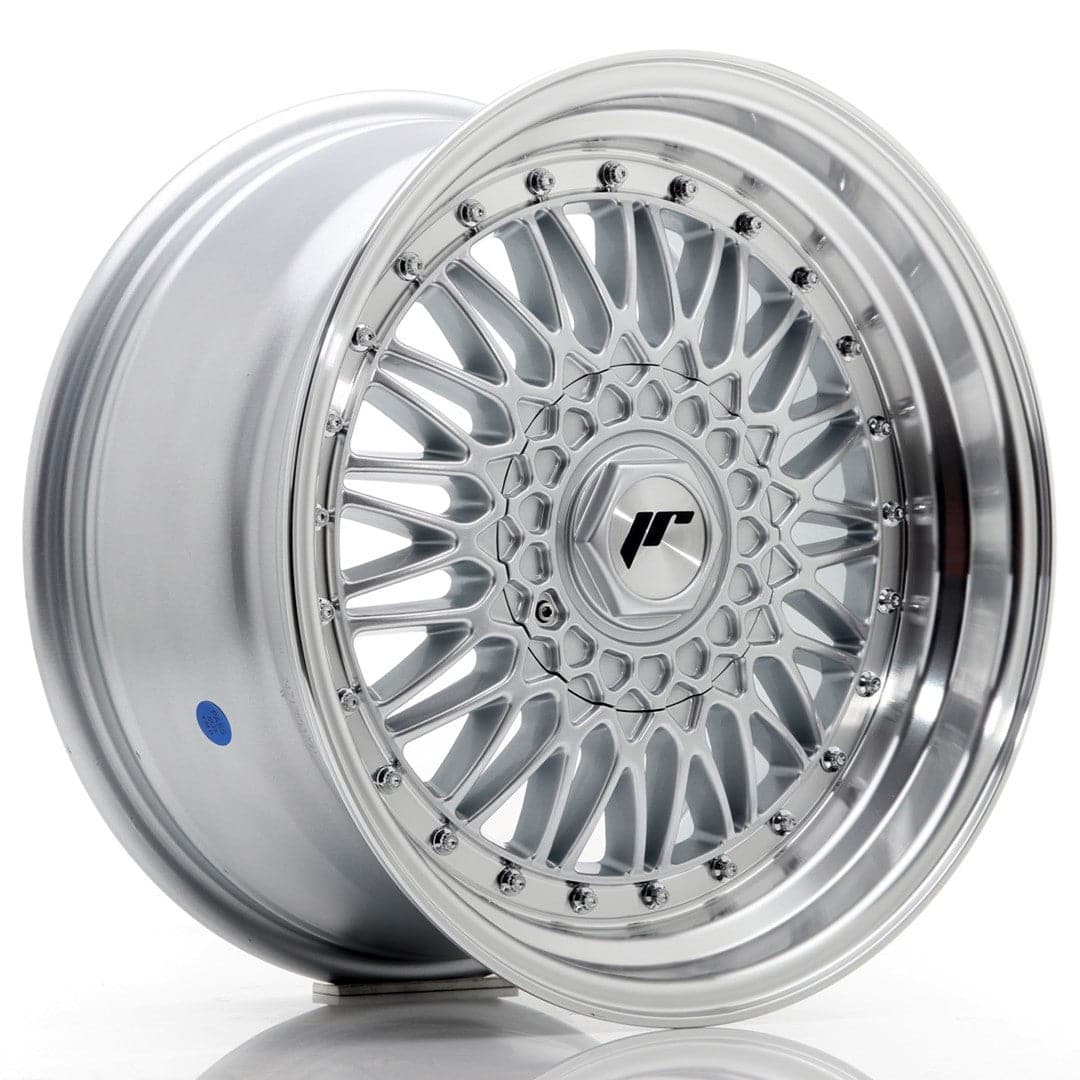 Alu kola Japan Racing JR9 17x8,5 ET20 5x112/120 Silver w/Machined Lip+Silver Rivets WheelsUp