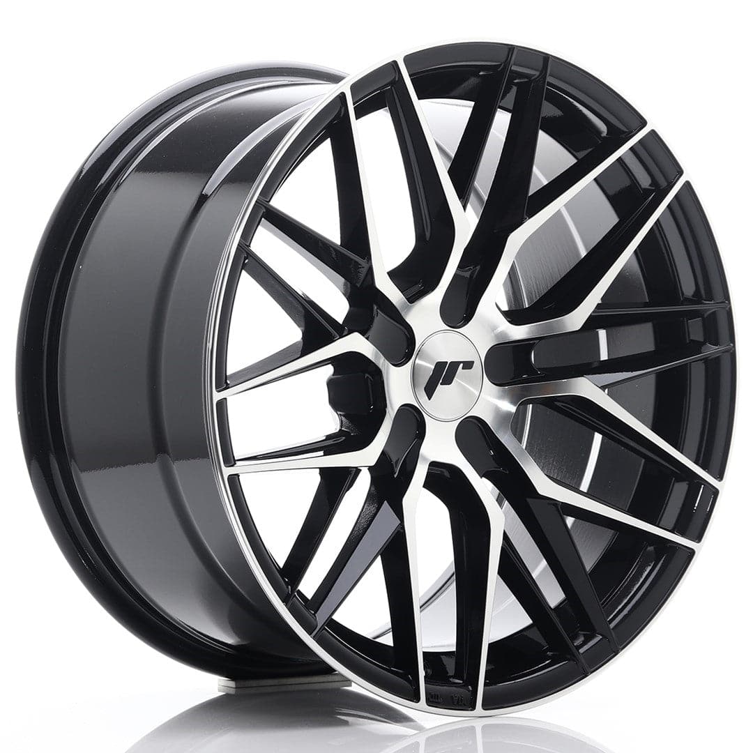 Alu kola Japan Racing JR28 18x9,5 ET20-40 5H BLANK Gloss Black Machined Face WheelsUp