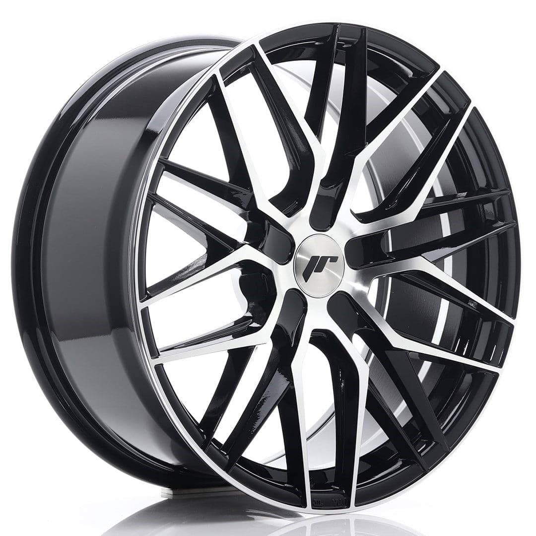 Alu kola Japan Racing JR28 19x8,5 ET20-40 5H BLANK Gloss Black Machined Face WheelsUp