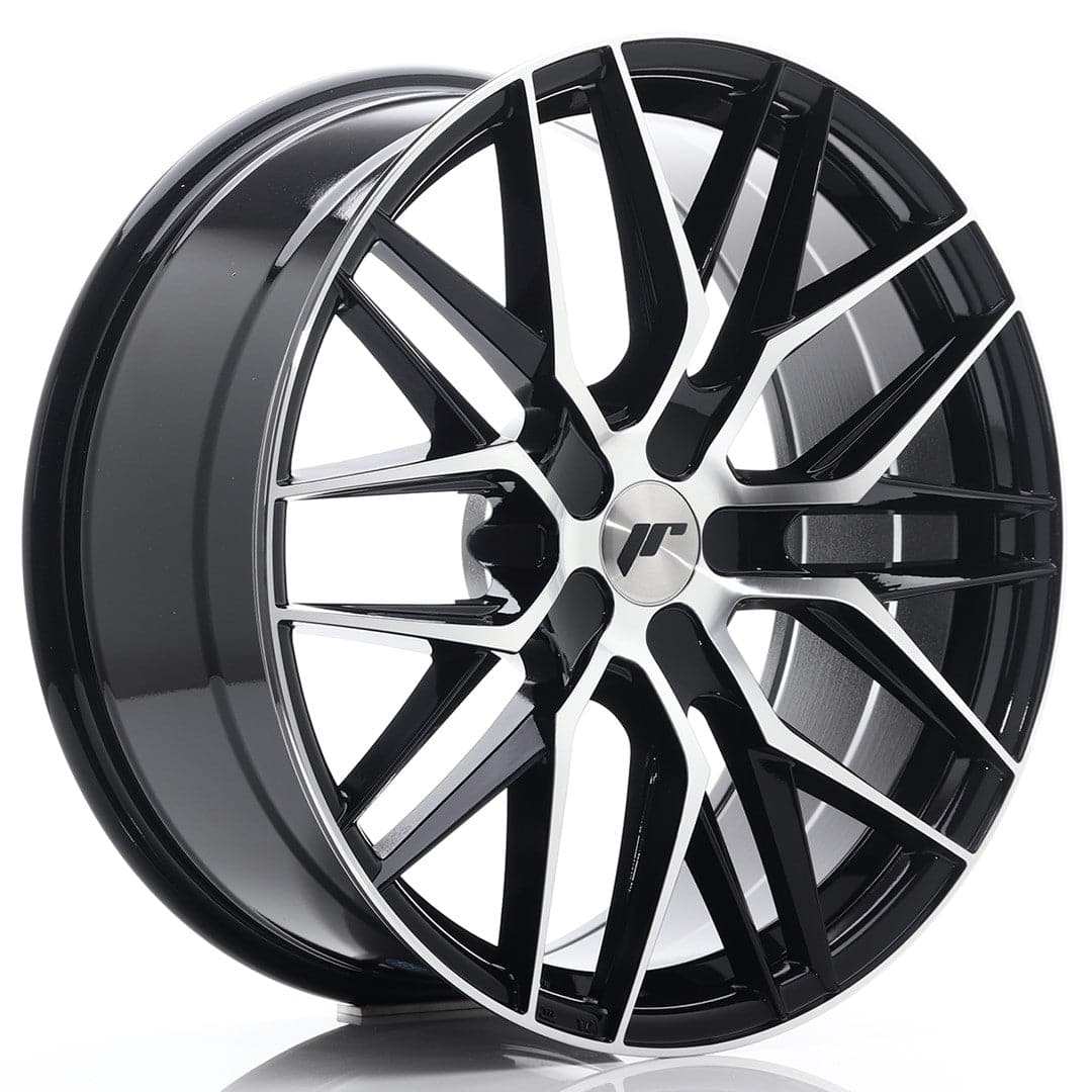 Alu kola Japan Racing JR28 20x8,5 ET20-40 5H BLANK Gloss Black Machined Face WheelsUp