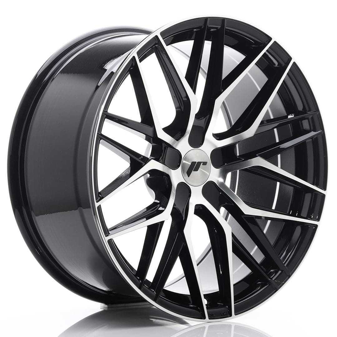 Alu kola Japan Racing JR28 20x10 ET20-40 5H BLANK Gloss Black Machined Face WheelsUp