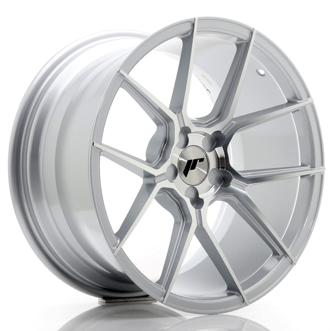 Alu kola Japan Racing JR30 18x9,5 ET20-40 5H BLANK Silver Machined Face WheelsUp