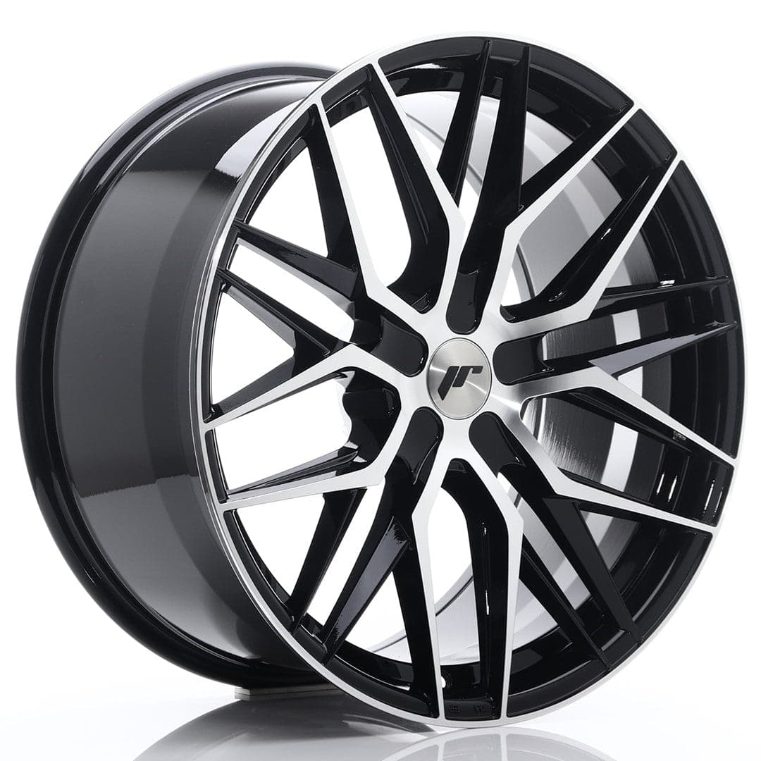 Alu kola Japan Racing JR28 21x10,5 ET15-55 5H BLANK Gloss Black Machined Face WheelsUp
