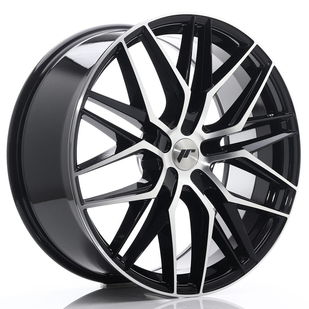 Alu kola Japan Racing JR28 22x9 ET30-45 5H BLANK Gloss Black Machined Face WheelsUp