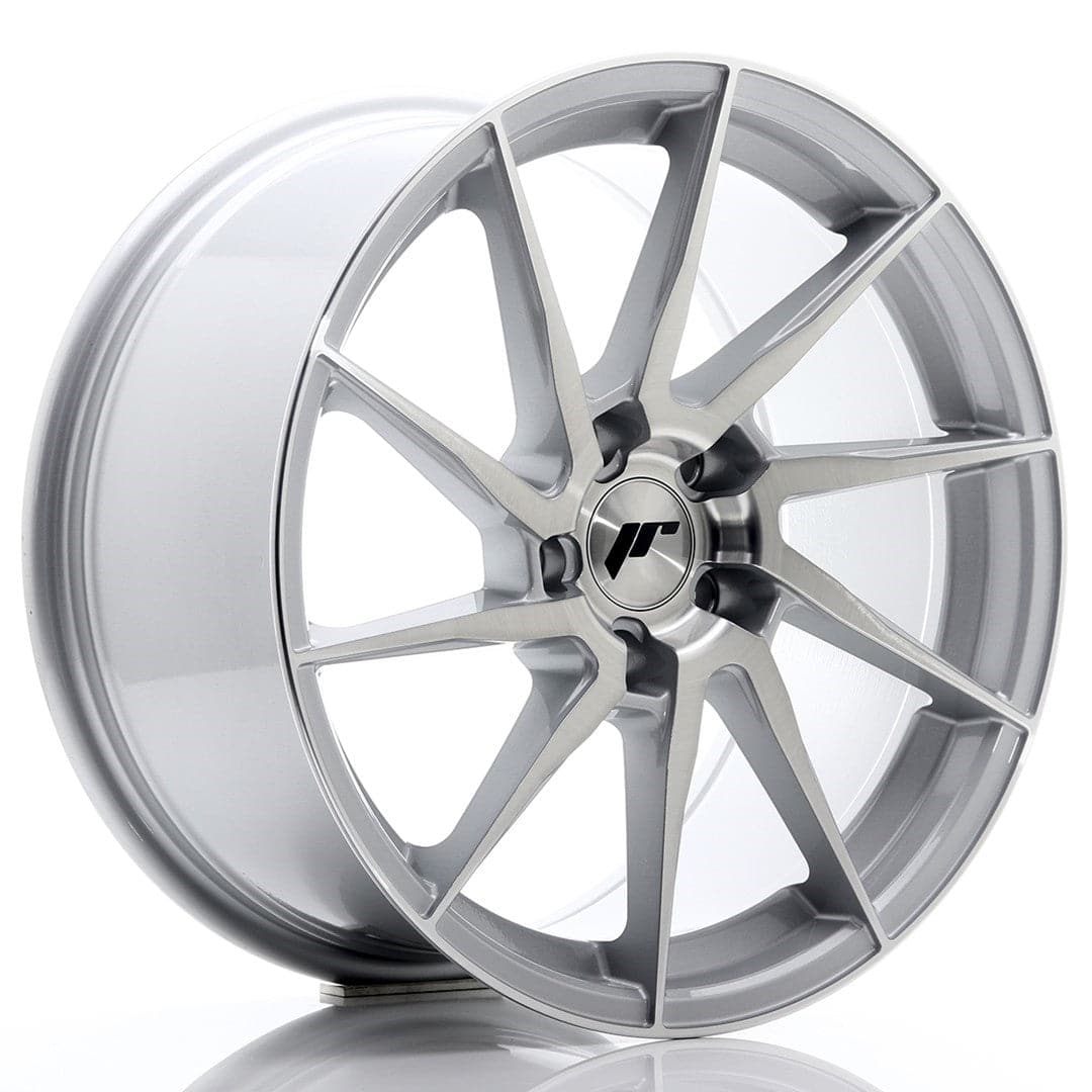 Alu kola Japan Racing JR36 18x9 ET35 5x120 Silver Brushed Face WheelsUp