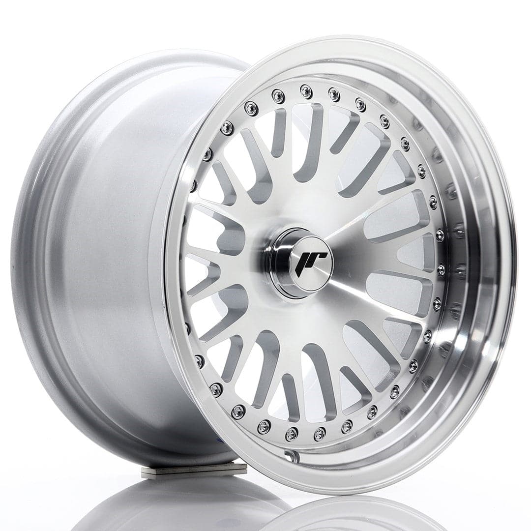 Alu kola Japan Racing JR10 15x9 ET0-20 BLANK Silver Machined Face WheelsUp