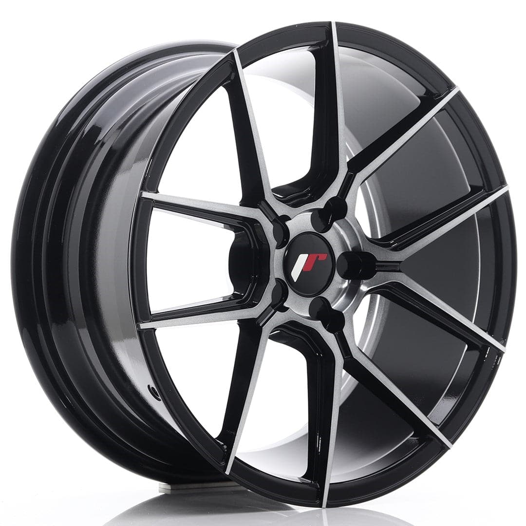 Alu kola Japan Racing JR30 18x8,5 ET20-40 5H BLANK Black Brushed w/Tinted Face WheelsUp