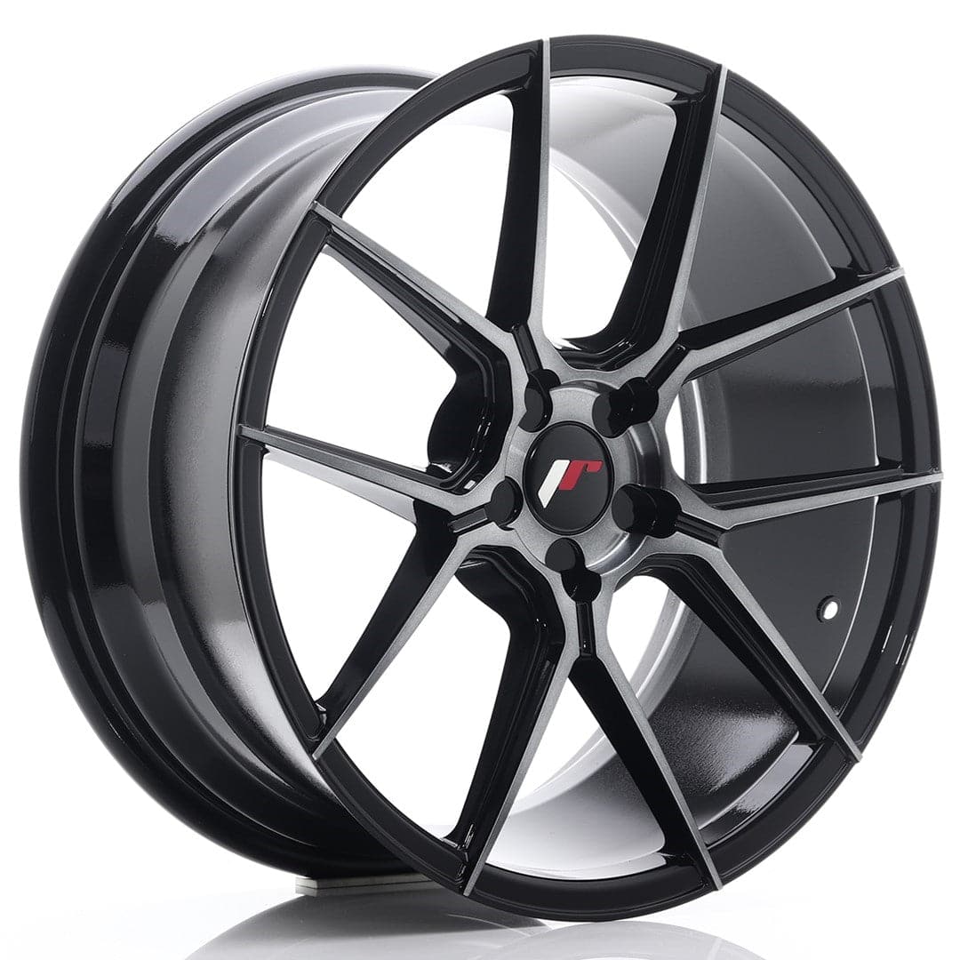 Alu kola Japan Racing JR30 19x8,5 ET20-42 5H BLANK Black Brushed w/Tinted Face WheelsUp