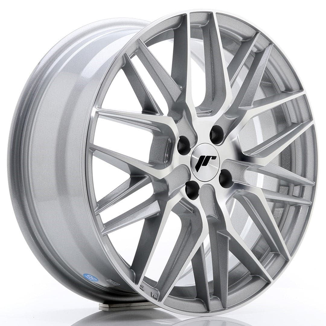 Alu kola Japan Racing JR28 17x7 ET40 4x100 Silver Machined WheelsUp