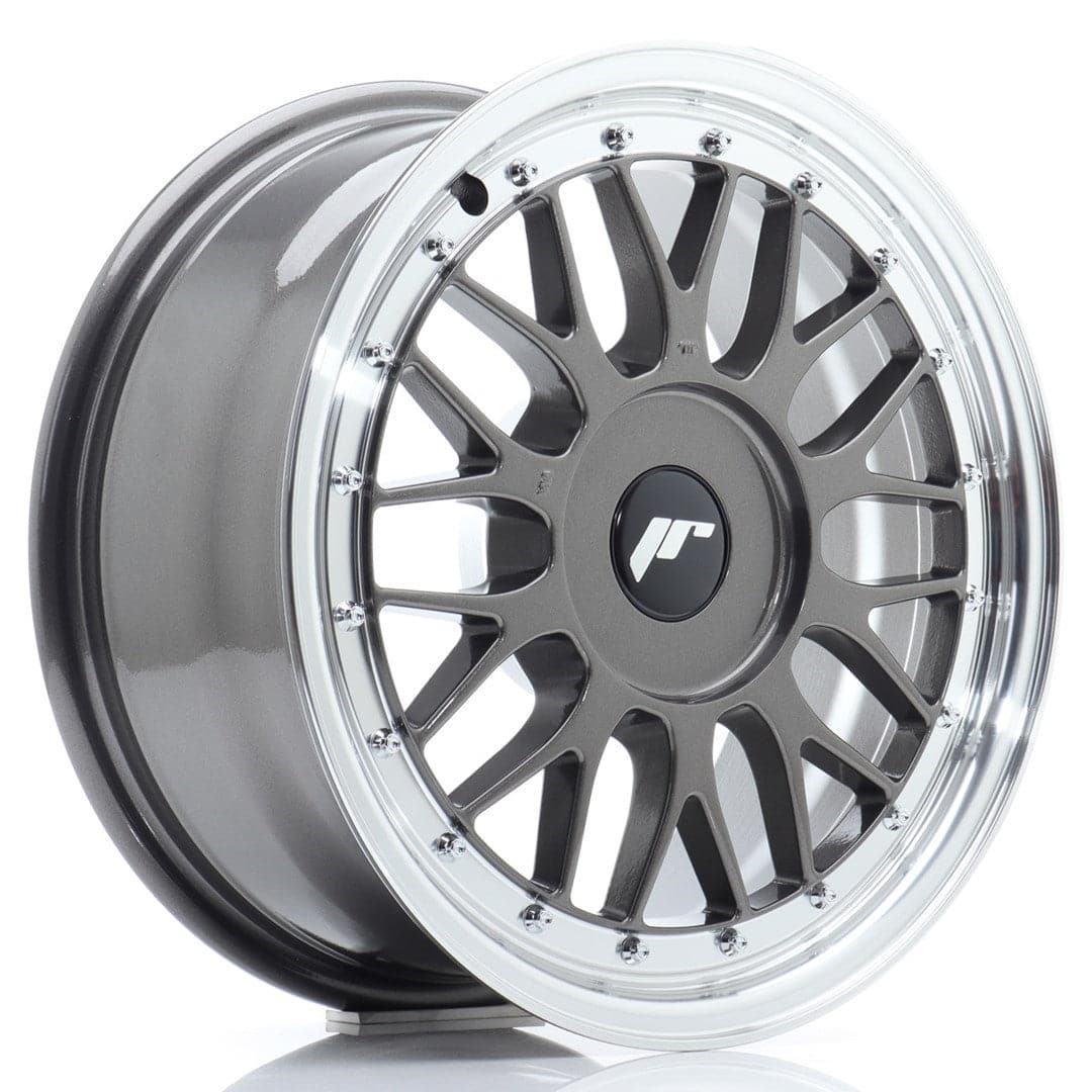 Alu kola Japan Racing JR23 16x7 ET20-45 BLANK Hyper Gray w/Machined Lip WheelsUp