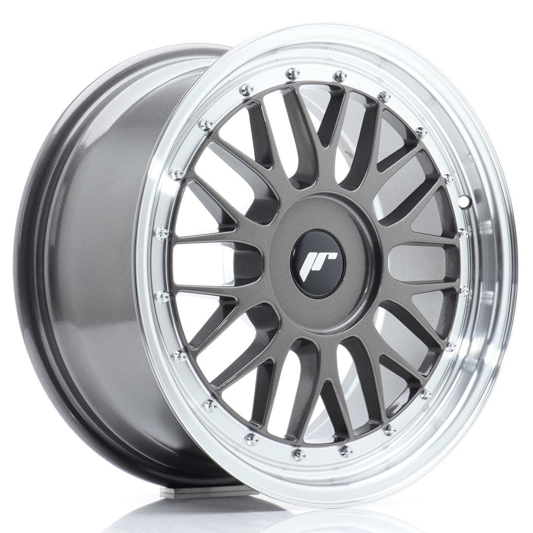 Alu kola Japan Racing JR23 17x8 ET20-45 BLANK Hyper Gray w/Machined Lip WheelsUp