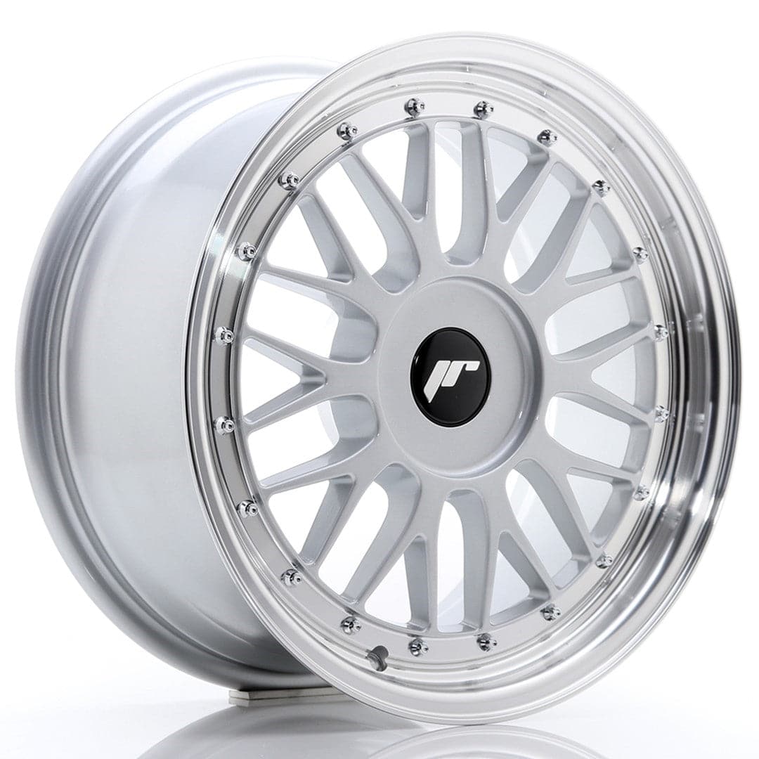 Alu kola Japan Racing JR23 17x8 ET20-45 BLANK Hyper Silver w/Machined Lip WheelsUp