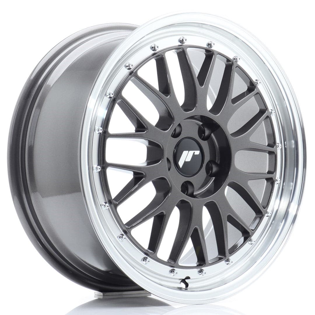 Alu kola Japan Racing JR23 18x8 ET40 5x112 Hyper Gray w/Machined Lip WheelsUp