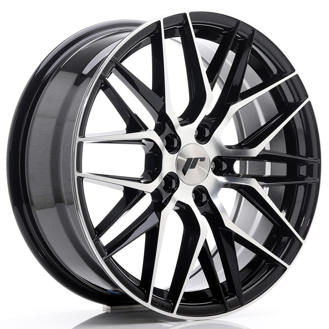 Alu kola Japan Racing JR28 18x7,5 ET40 5x112 Gloss Black Machined Face WheelsUp