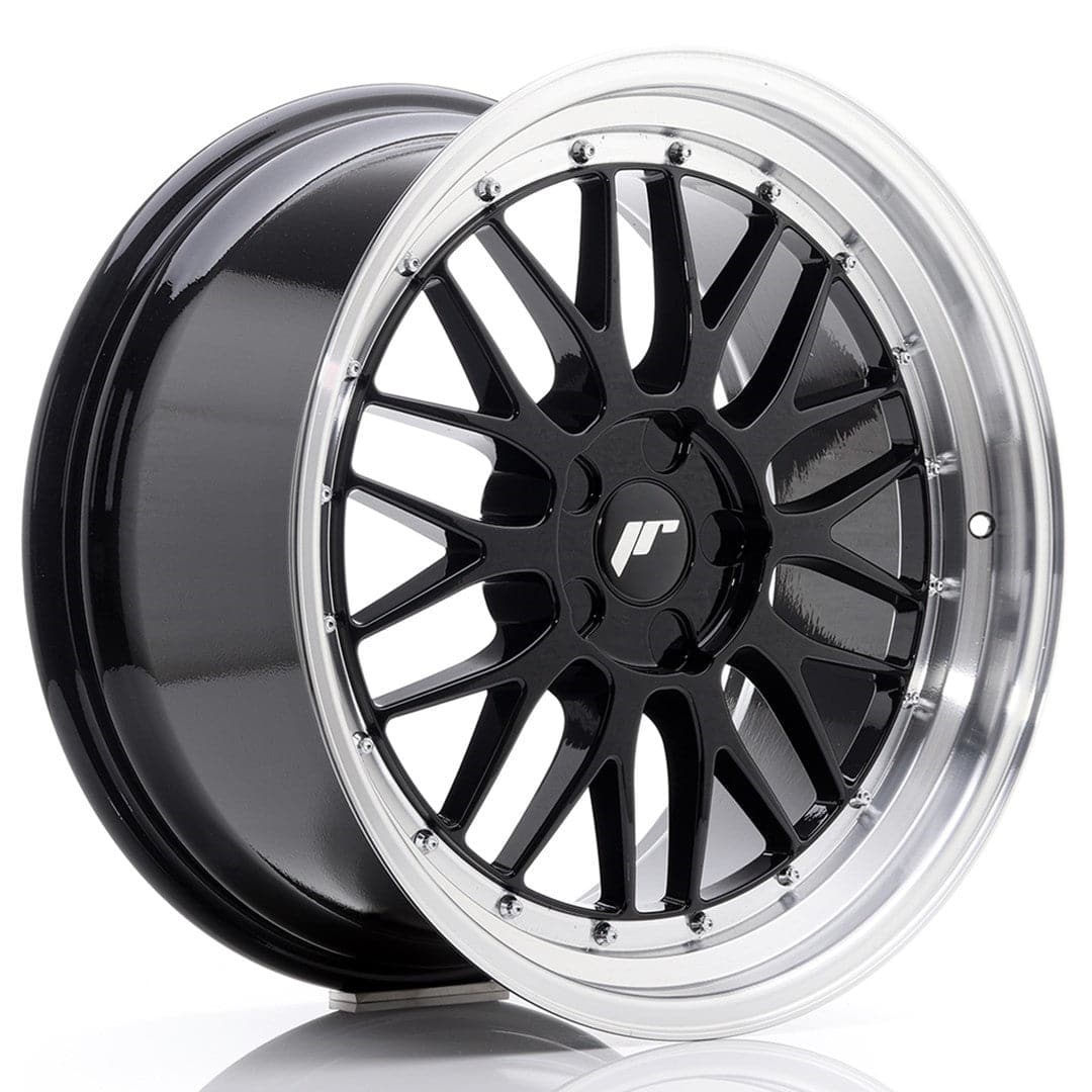 Alu kola Japan Racing JR23 19x9,5 ET20-48 5H BLANK Gloss Black w/Machined Lip WheelsUp