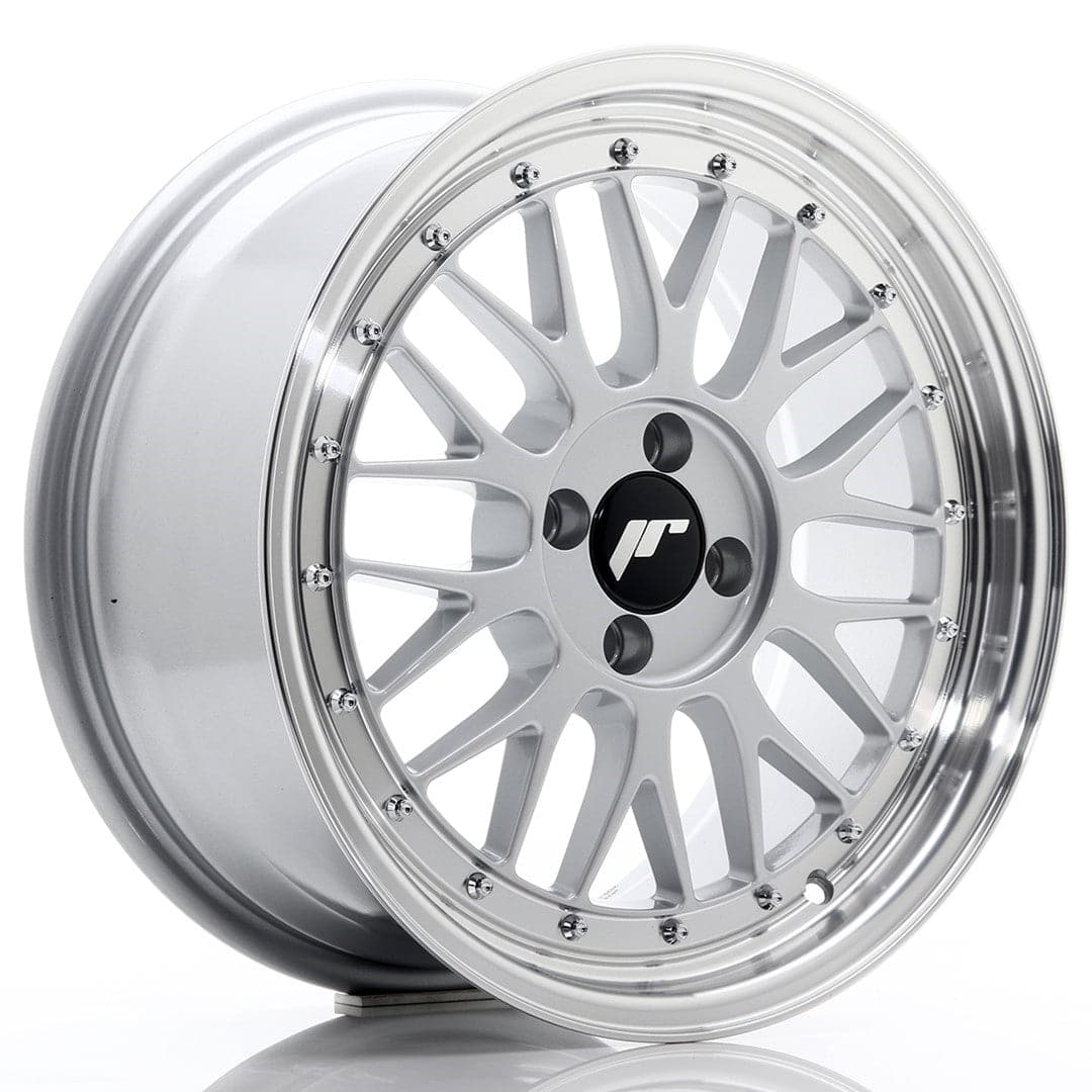 Alu kola Japan Racing JR23 17x8 ET35 4x100 Hyper Silver w/Machined Lip WheelsUp