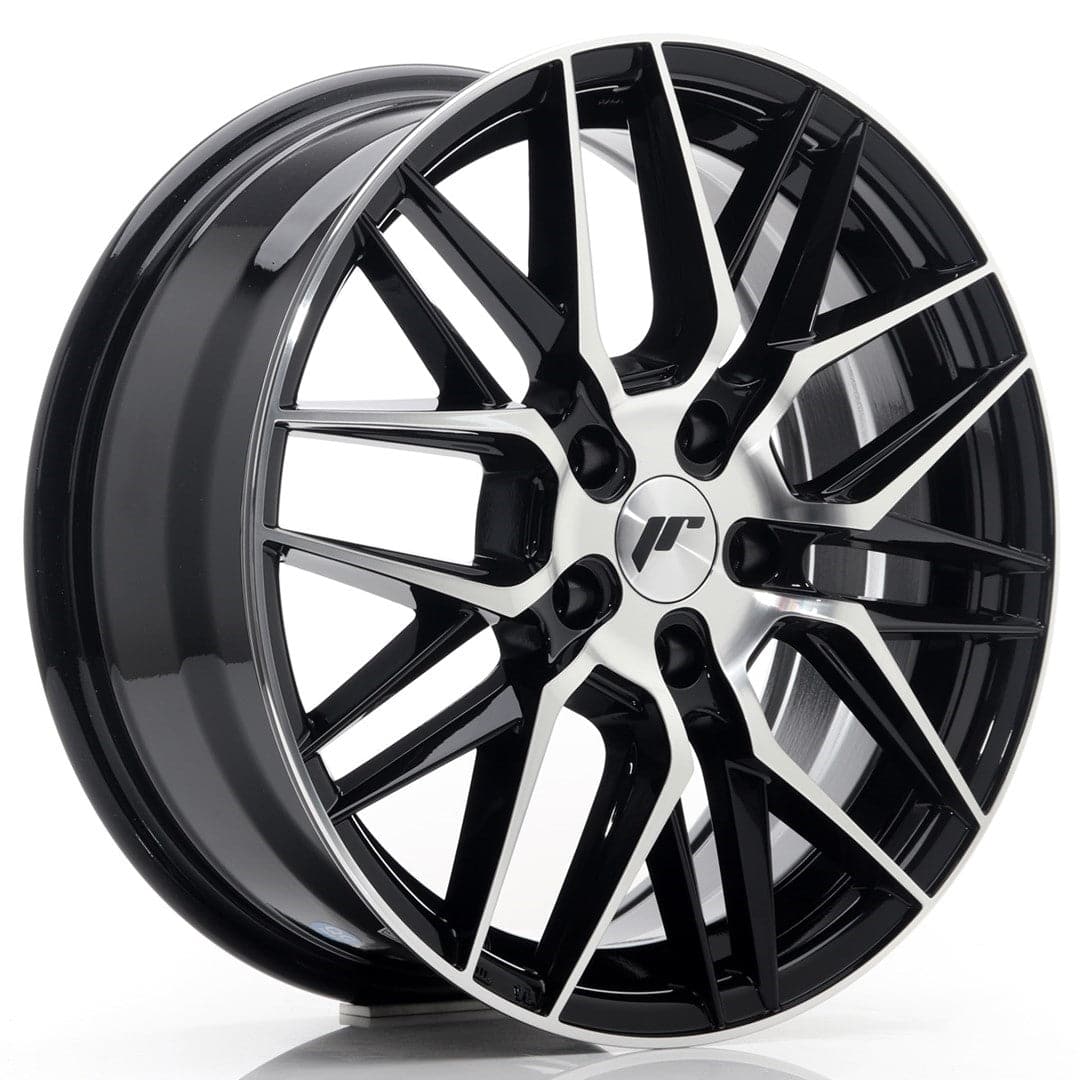 Alu kola Japan Racing JR28 17x7 ET35 5x100 Gloss Black Machined Face WheelsUp