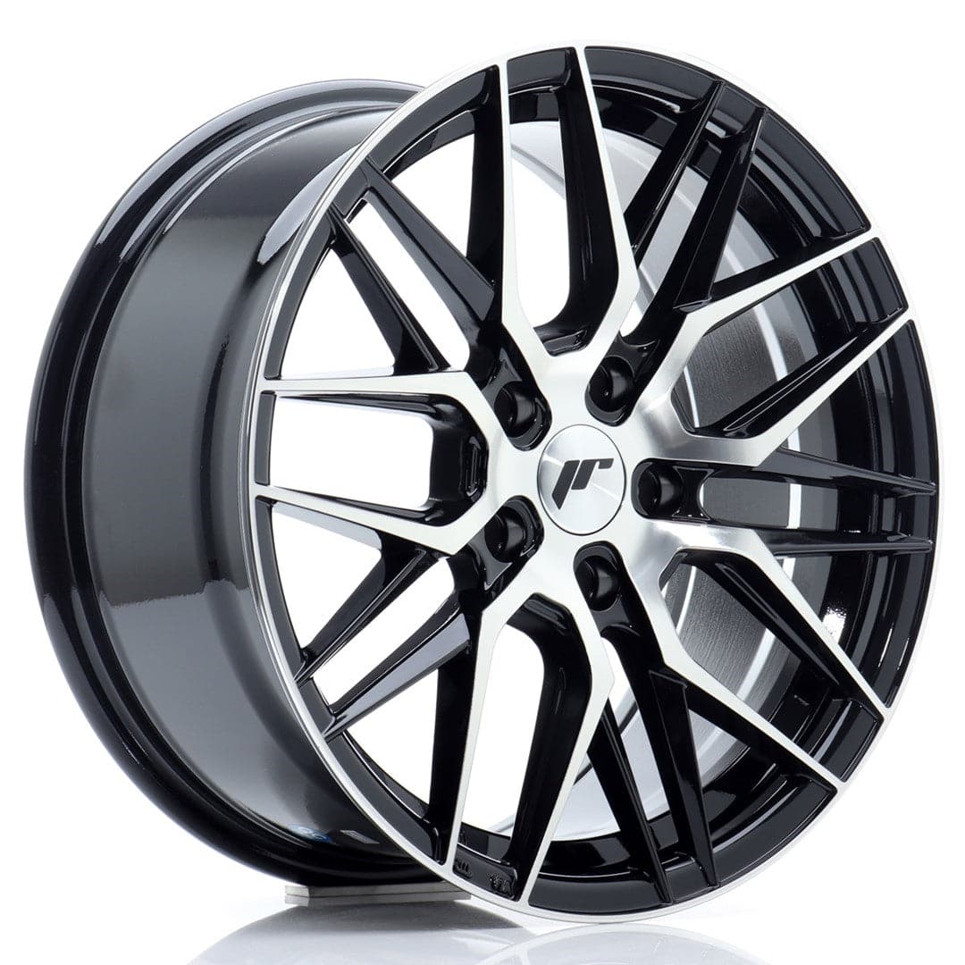 Alu kola Japan Racing JR28 17x8 ET40 5x114,3 Gloss Black Machined Face WheelsUp