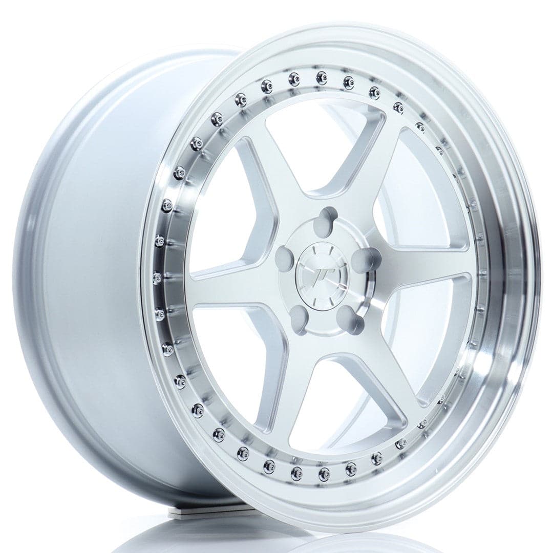Alu kola Japan Racing JR43 18x8,5 ET15-35 5H BLANK Silver w/Machined Face WheelsUp