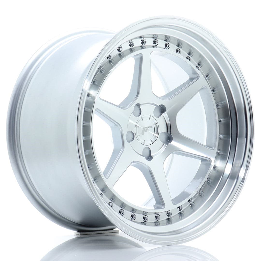 Alu kola Japan Racing JR43 18x10,5 ET15-22 5H BLANK Silver w/Machined Face WheelsUp