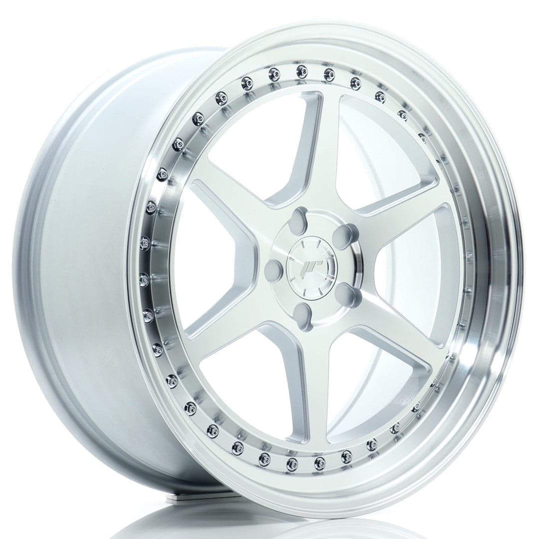 Alu kola Japan Racing JR43 19x8,5 ET15-35 5H BLANK Silver w/Machined Face WheelsUp