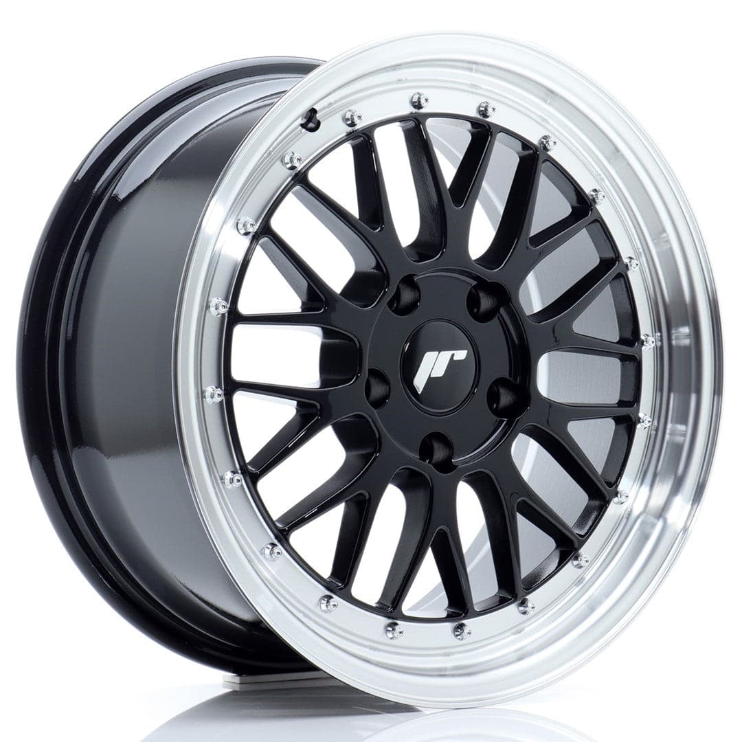 Alu kola Japan Racing JR23 17x8 ET35 5x100 Gloss Black w/Machined Lip WheelsUp
