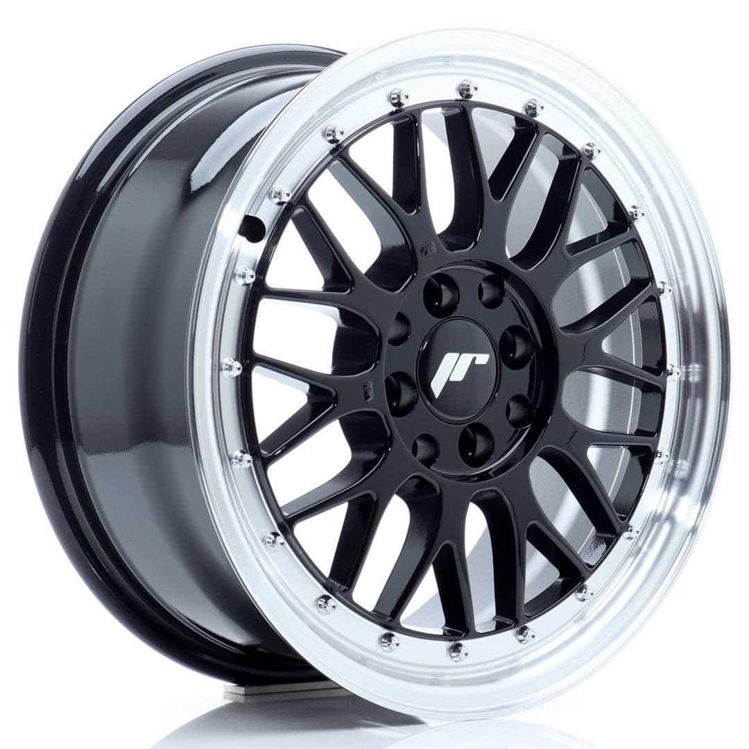 Alu kola Japan Racing JR23 16x7 ET40 4x100/114,3 Gloss Black w/Machined Lip WheelsUp