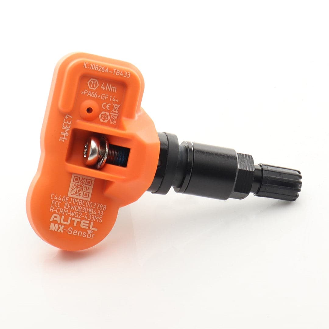 TPMS Autel MX-Sensor 433MHz Metal Stem Black - Wheelsup.cz