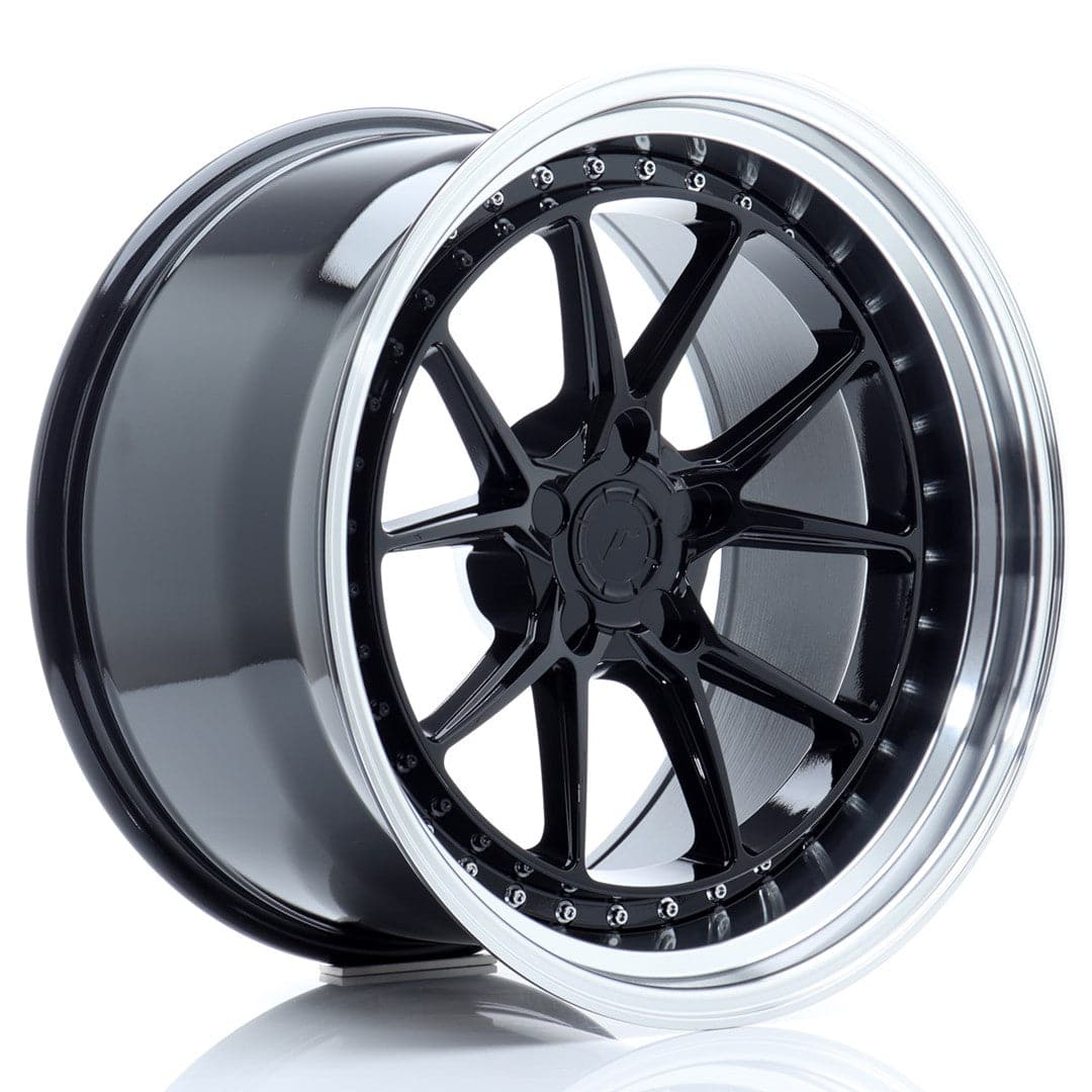 Alu kola Japan Racing JR39 19x11 ET0-25 5H BLANK Glossy Black w/Machined Lip WheelsUp