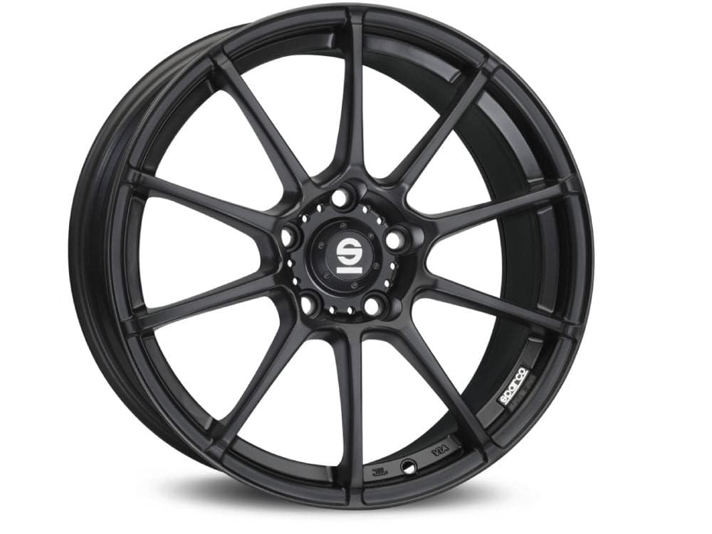SPARCO ASSETTO GARA 7,5x18 4x100 ET35 63,3 Matt Black - Wheelsup.cz