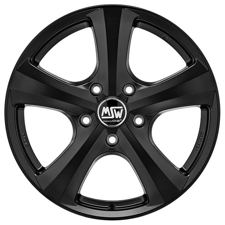 Alu kola MSW 19 6x14 4x100 ET38 63,3 Matt Black WheelsUp