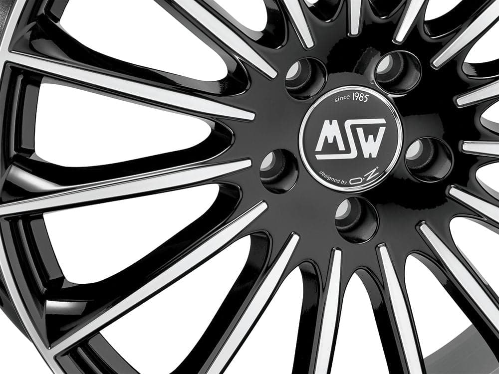 Alu kola MSW 30 8,5x20 5x112 ET53 73,1 Gloss Black Full Polished WheelsUp