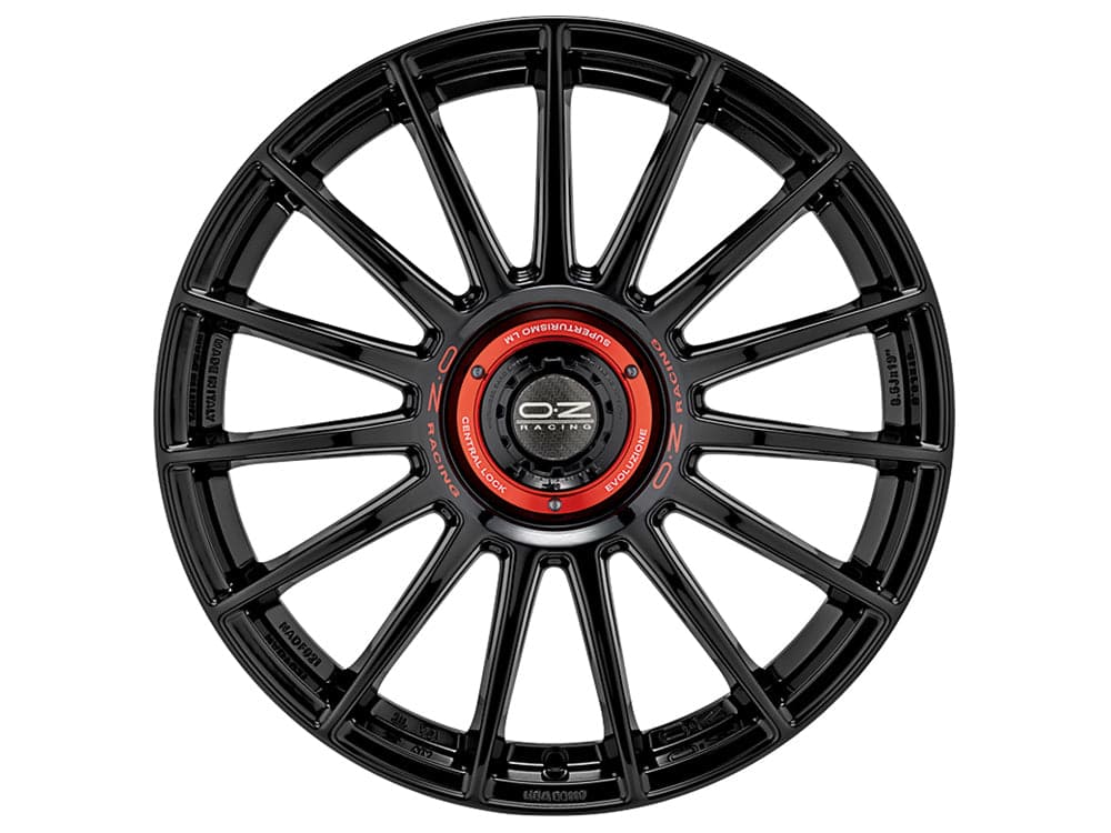 Alu kola OZ SUPERTUR EVOLUZIONE 8x18 5x114,3 ET45 75 černá WheelsUp